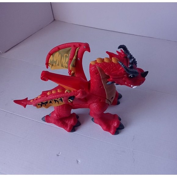 Fisher Price IMAGINEXT Red Winged Eagle Talon Castle Dragon With Sounds WORKS - Picture 5 of 16